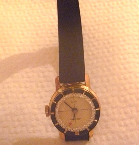 Vintage Ladies Lucerne Swiss Watch Wind-Up Leather Band Works - Picture 2 of 11