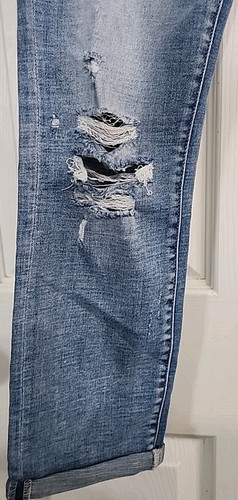 BKE Stella Jeans (NWT) Womens Size 28 Denim Low Rise Skinny Distressed Bootcut - Picture 3 of 12
