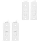  2 Pairs Window Tilt Latch， Sliding Lock Plastic Replacement Latches
