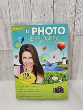 Photo Explosion Deluxe Version 5 Digital Editing Software Open Box