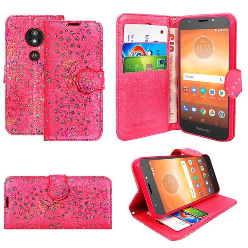 Leather Flip Wallet Case For Moto E4 E4Plus E5Plus E5Play E6S Cover With Stand - Picture 10 of 10