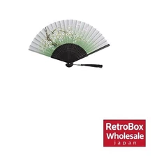 DERAYEE Folding Fan Bamboo Japanese Style Cherry Blossom Butterfly Pattern