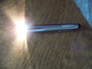 Vtg EVEREADY Flashlight Pocket Pen Light W/Clip Chrome/Silver WORKING USA  12/26