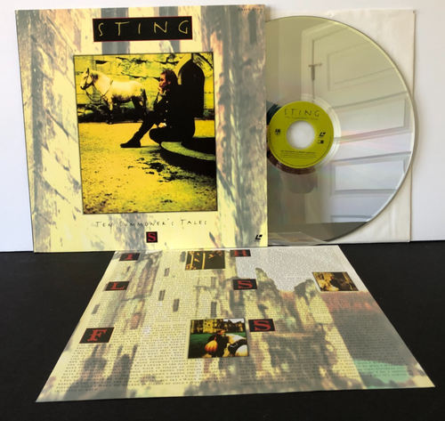 Sting TEN SUMMONER'S TALES Original 1993 A&M Video LASERDISC + Insert NM/VG+ - Picture 1 of 7
