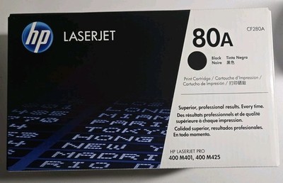 HP 80A CF280A Black LaserJet Toner Cartridge OEM