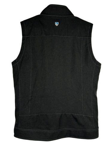 Kuhl Vest Jacket Men's Born in the Mountains Large Softshell Black Full-Zip - Picture 2 of 12