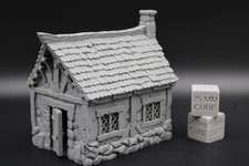 Tabletop Terrain Tiny Cottage House Dnd RPG wargame skirmish 28mm