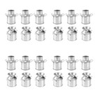  24 PCs Mini Blumeneimer Miniatur Milch Dose Vase Dollhouse Vasen
