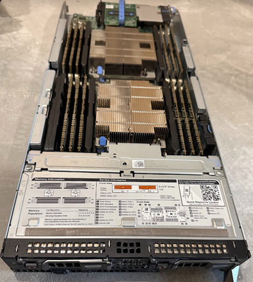 Dell PowerEdge FC640 Blade 2x Xeon Gold 6240 384GB 2x240GB SSD iDRAC VMware ESXi