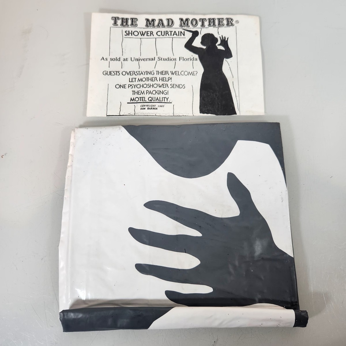 MAD MOTHER Psycho Shower Curtain Bates Motel Horror