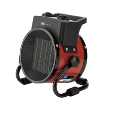 Draper PTC Electric Space Heater 2000W Thermostatic Control Portable Fan Heater