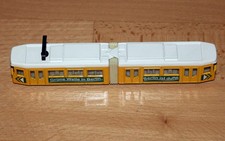 Siku - 1615 - Straßenbahn, Metall Grüne Welle in  Berlin -ist dufte, 1/87 - gelb