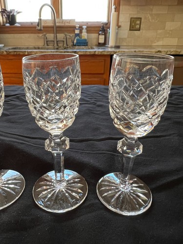 Juego de 3 vasos cordiales vintage Waterford Crystal POWERSCOURT - Imagen 4 de 12