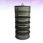 60 cm Diameter Hanging Drying Net Mesh Organizer 6 Layers Collapsible Rack