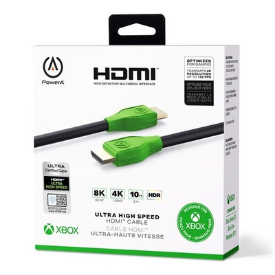 PowerA Ultra High Speed HDMI 2.1 Cable 10ft   Xbox Series X/S   4K/8K/120Hz   Ne