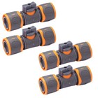 Gardening Hose Connectors 4Pcs with Shut Off Valve for Easy Integration