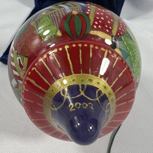 Pier 1 Imports Le Bien 2003 árbol y juguetes pintado a mano interior adorno de Navidad - Imagen 7 de 11