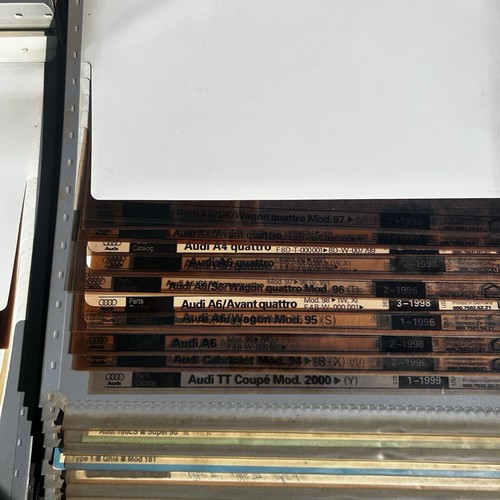 VW Volkswagen Audi service microfilm micro fiche binders EUC VAG MPF-System 2400 - Picture 11 of 19