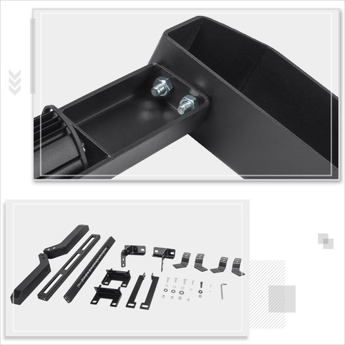 For 09-24 Dodge Ram 1500 Front Bumper Grille Brush Guard Bull Bar w/ LED Strip - Picture 7 of 8