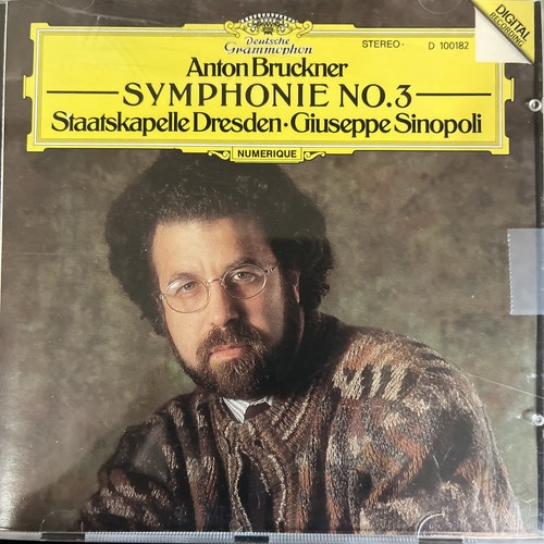 ANTON BRUCKNER GIUSEPPE SINOPOLI - Bruckner: Symphony No. 3 - CD  EXC!-=NNN - Foto 1 di 2