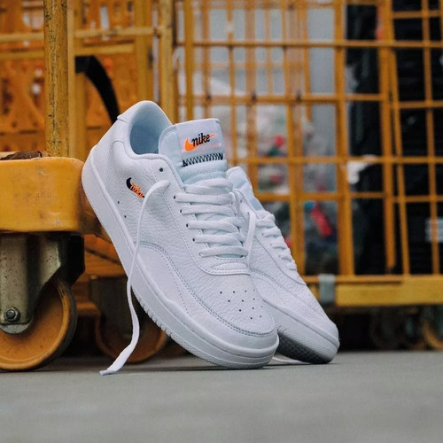 Baskets Nike Court Vintage Premium Homme Blanc Taille UK 9, CT1726 100