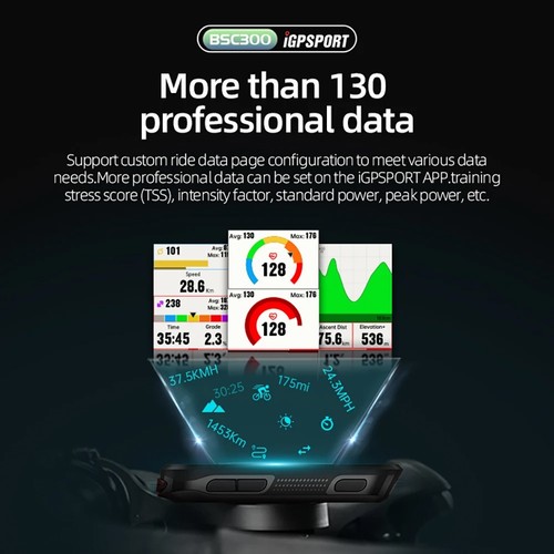 iGPSPORT BSC300 Fahrradcomputer, Radfahren, Kilometerzähler, IPX7 - Bild 11 von 12