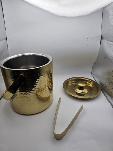 GODINGER Brass Top Hat Champagne Ice Bucket Cooler - Picture 2 of 6