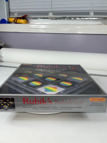 Rubik’s Magic Strategy Game Matchbox NEW Sealed Erno Rubik 1986 Vintage - Picture 2 of 7