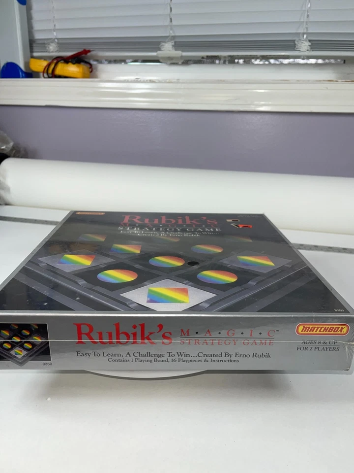 Rubik’s Magic Strategy Game Matchbox NEW Sealed Erno Rubik 1986 Vintage - Image 2 of 4