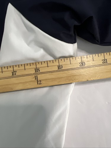 Yankees MLB Majestic Damen blau weiß durchgehender Reißverschluss Jacke Größe Small - Bild 4 von 8