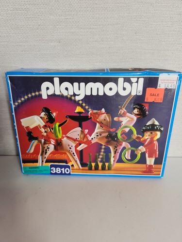 Vintage Playmobil 3810 Zirkus Kosaken Akrobatik mit Pferden Gaukler 1995 neu versiegelt - Bild 1 von 8