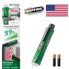 Voltage Tester Non-Contact Electric Detector with LCD Buzzer Alarm and Live Wire