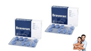 Braveran Potenzpillen für Männer 8 Tabletten von Aflofarm