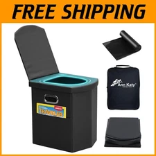 XL Portable Toilet for Adults - Upgrade Design