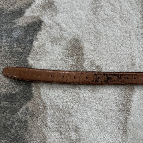 Alligatorleder Gürtel mit abnehmbarer Schnalle Größe 40, Large - Bild 3 von 8