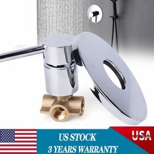 Wall Mount Shower Tap Control Valve 1 Handle Brass Bath Hot / Cold Mixer Faucet