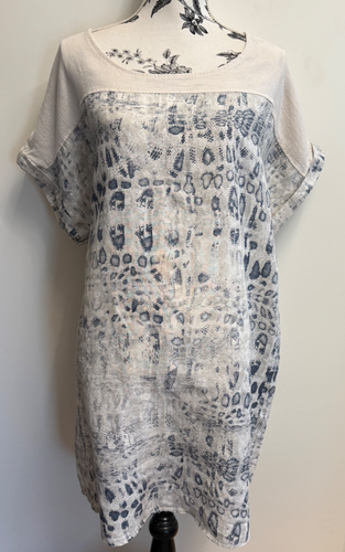 Lungo l'arno linen dress size 1X - Picture 10 of 10
