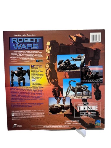 ROBOT WARS Laserdisc (1993) ACTION/SCI-FI/CULT FULL MOON CHARLES BAND - Bild 2 von 7