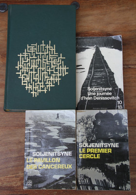 ALEXANDER SOLSCHENIZYN - SET MIT 4 BÜCHERN - DER ARCHIPEL DES GULAG - 1970-1981 - BE