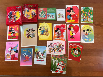 Disney Vintage Assorted Hallmark Greeting Cards