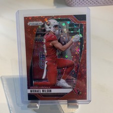 2024 Panini Prizm Red No Huddle COLOR MATCH 15/75Michael Wilson #3 JW1