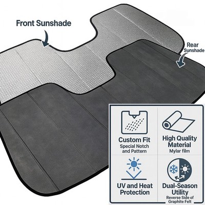 For Subaru BRZ 12-20 Custom Car Heat Shield Windshield Sun Visor