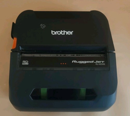 Brother RJ-4230B RuggedJet Mobile Bluetooth Printer.  Powers on, with battery  - Picture 2 of 6