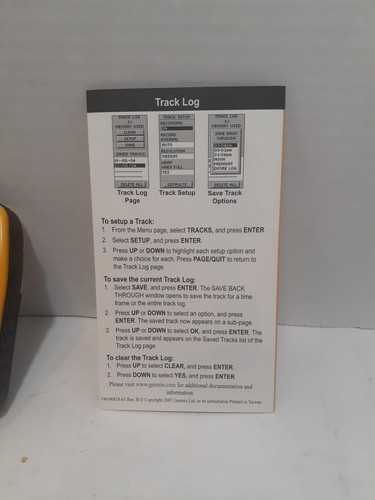 eTrex H Portable GPS device unit Yellow with manuals and box included bundle - Picture 7 of 12