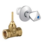 Unterputz Ventil Set 1/2 Zoll 3/4 Zoll 1 Zoll Absperrventil kürzbar 20-70mm