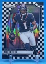 2024 Panini Prizm - Stefon Diggs #114 Black & White Checker Prizm