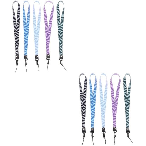 2 Count Lanyard Keychain Miss Id Card Holders with Lanyards Badge - Zdjęcie 2 z 6