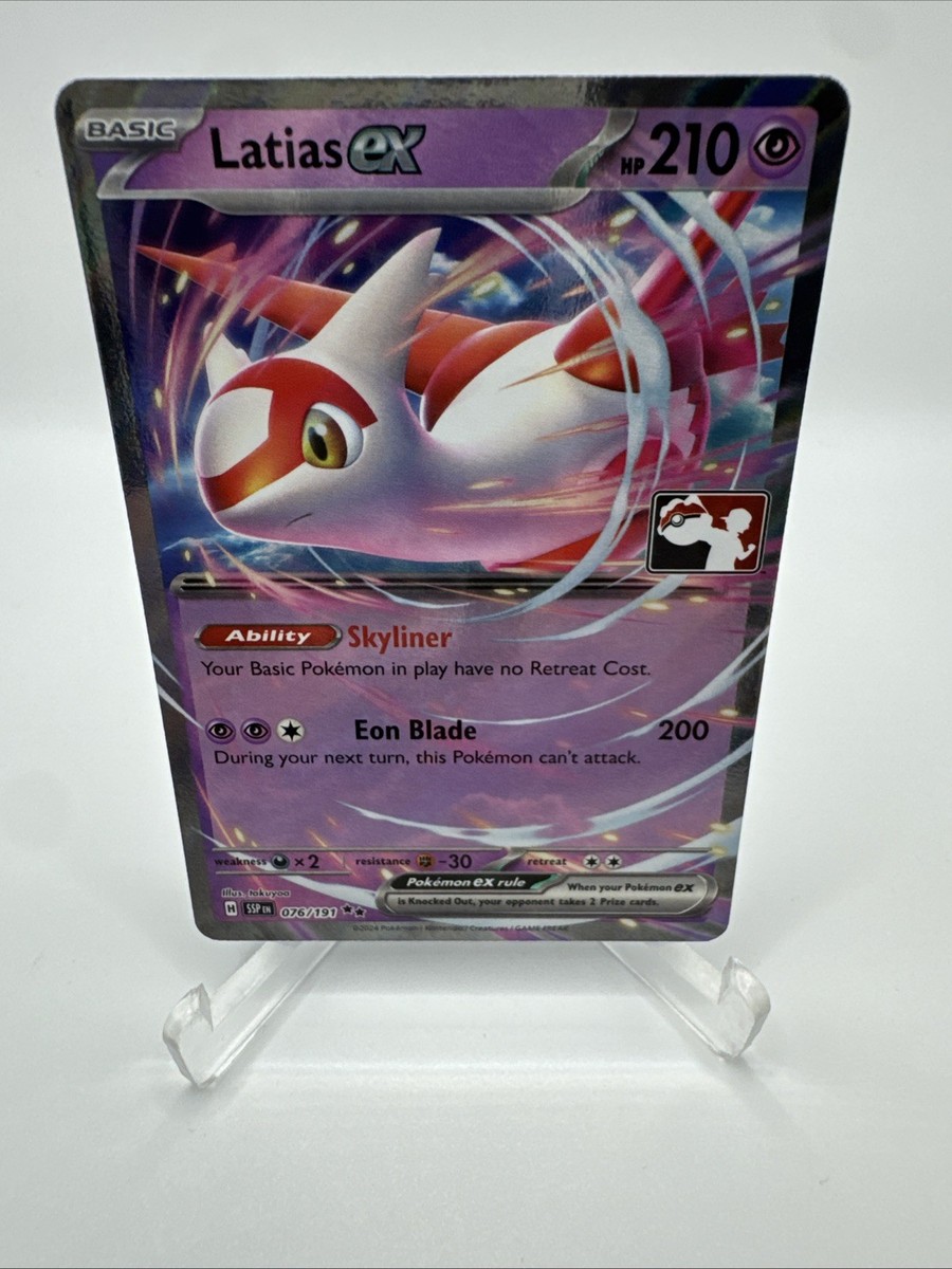 076/191 Latias ex Prize Pack Series 7 Stamped Play Pokemon