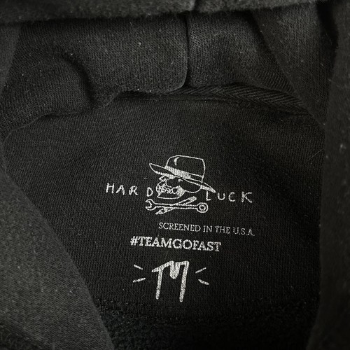 Hard Luck MFG Skateboarding Hoodie Black Medium - Picture 5 of 5