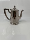 International Silver Soldered Hotel Statler Large Coffee Tea Pot With Hinged Lid